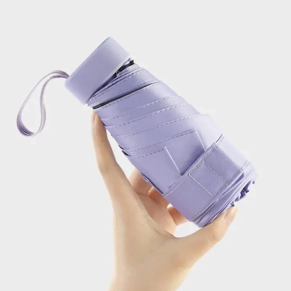 Mini Folding UV Protection Umbrella with Case