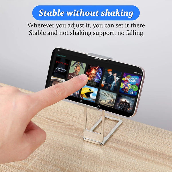 Back Clip Foldable Metal Phone Holder