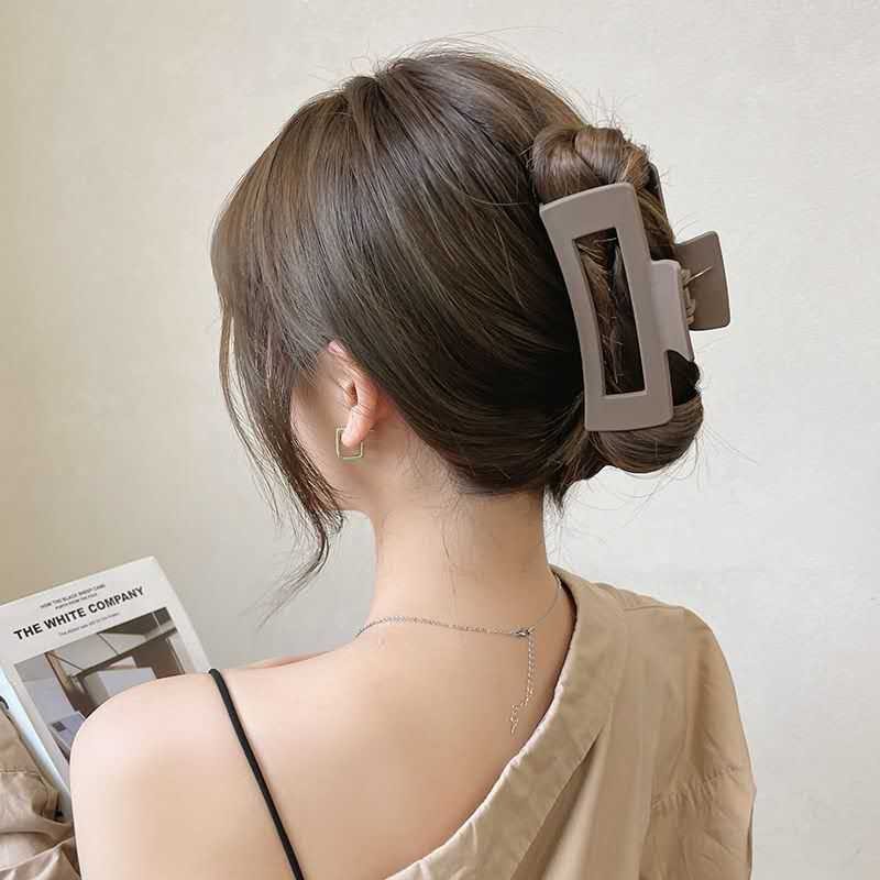 9Pcs/Set Winter Plush Large Claw Clip