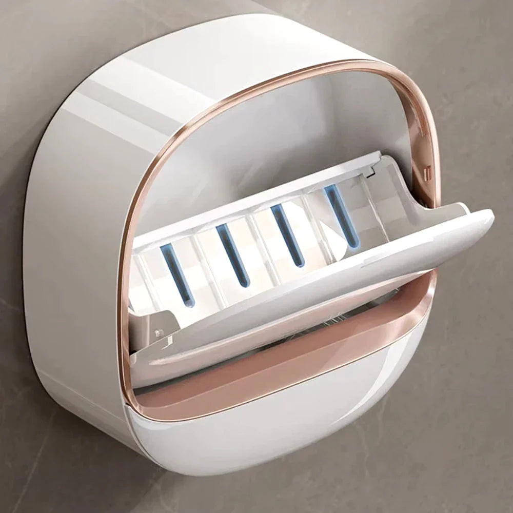 Wall Mounted Waterproof Soap Dish with Drainage