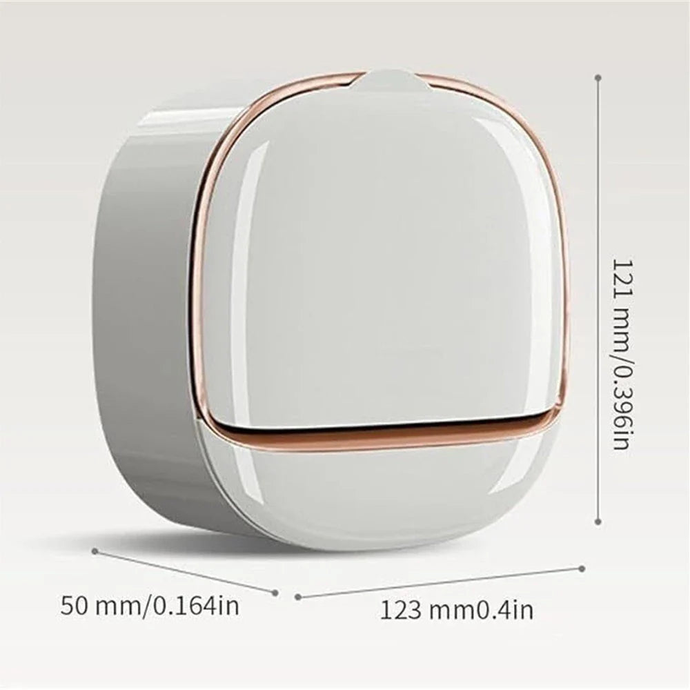 Wall Mounted Waterproof Soap Dish with Drainage