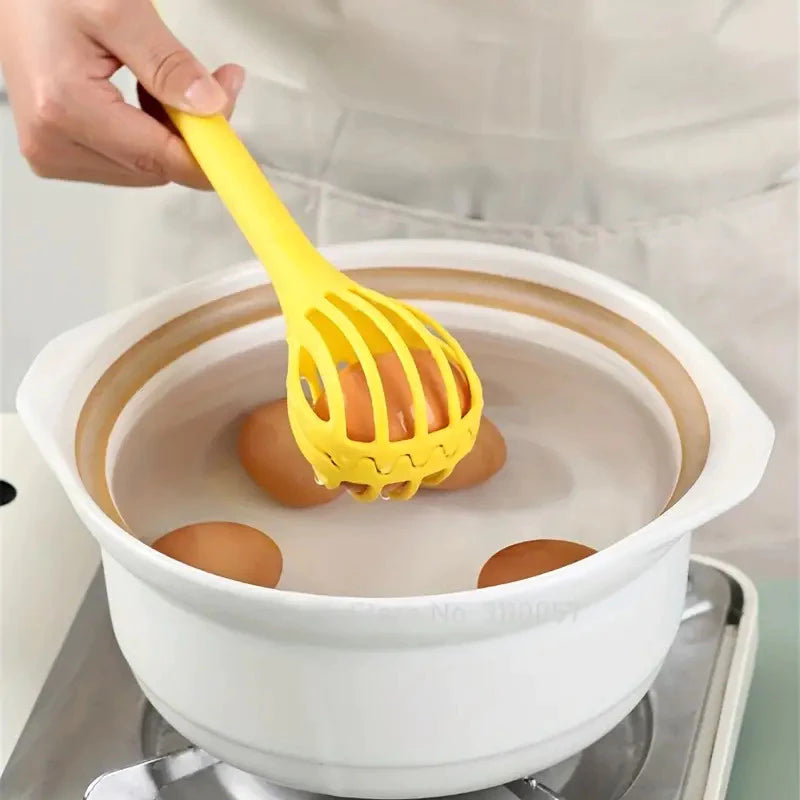 Multifunctional Whisk and Tong Kitchen Tool