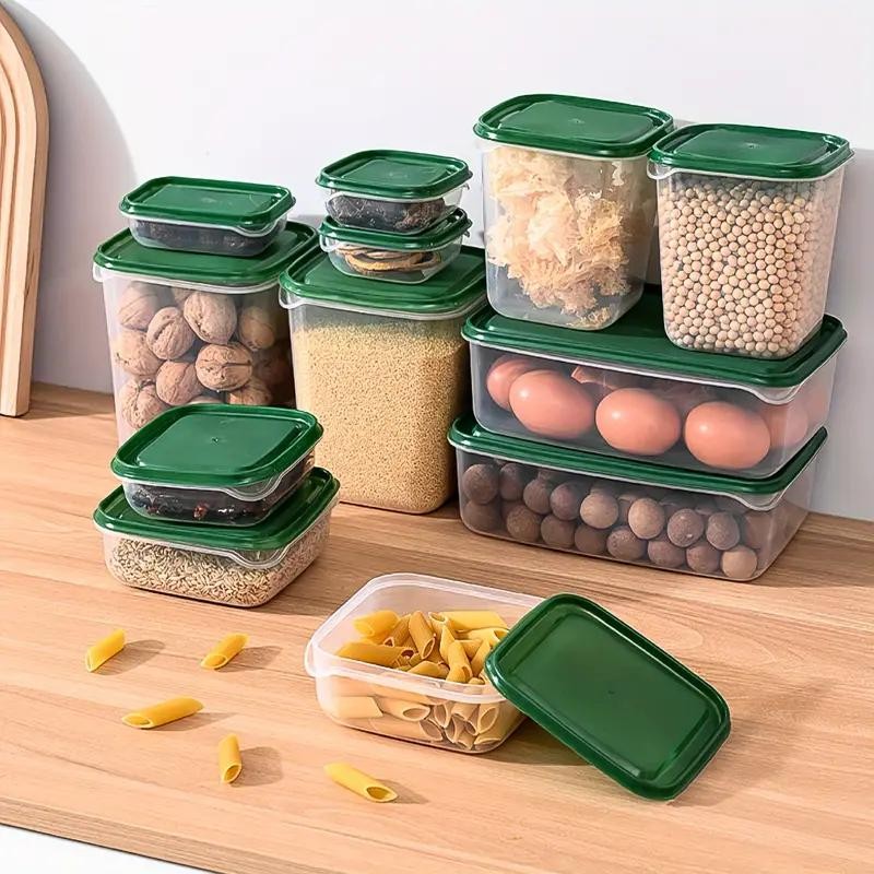 17Pcs/Set Plastic Food Storage Container