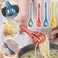 Multifunctional Whisk and Tong Kitchen Tool
