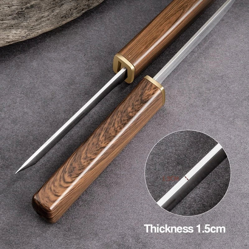 Japanese Double-Edged Stainless Steel Knife