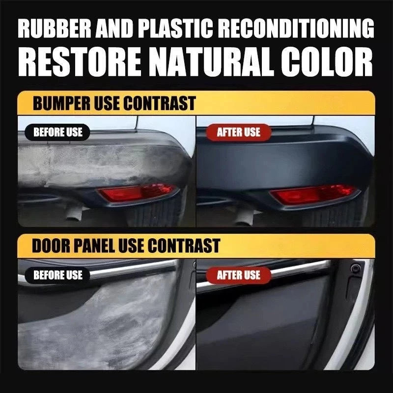 Rubber & Plastic Retrader Spray (120ml) – Restore the Shine, Bring Back the Black!