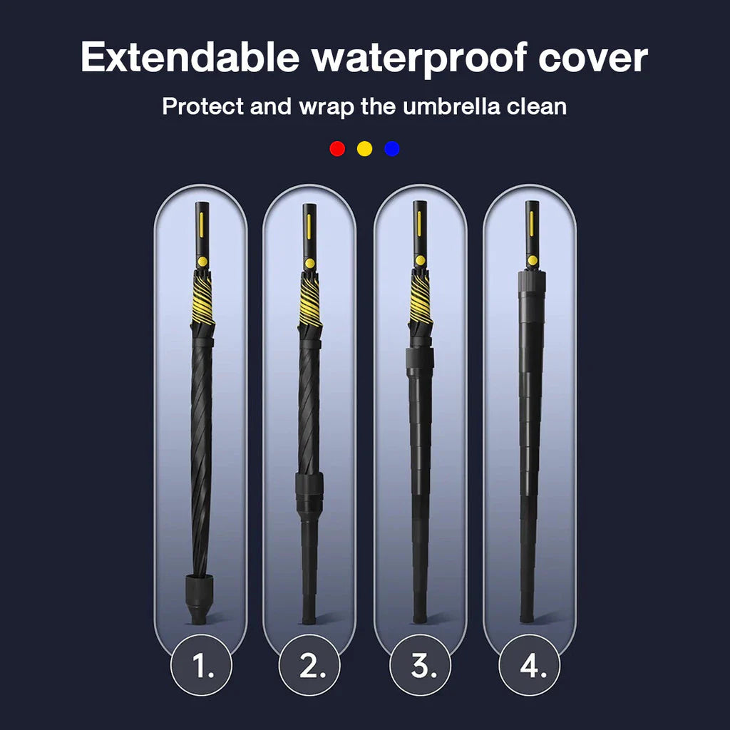 27-Inch UV Blocking Umbrella with Waterproof Cover