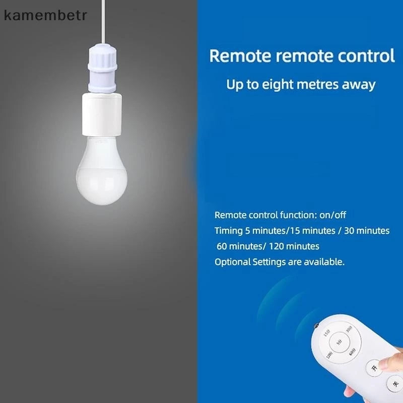 E27 Smart Light Bulb Socket with Remote Control