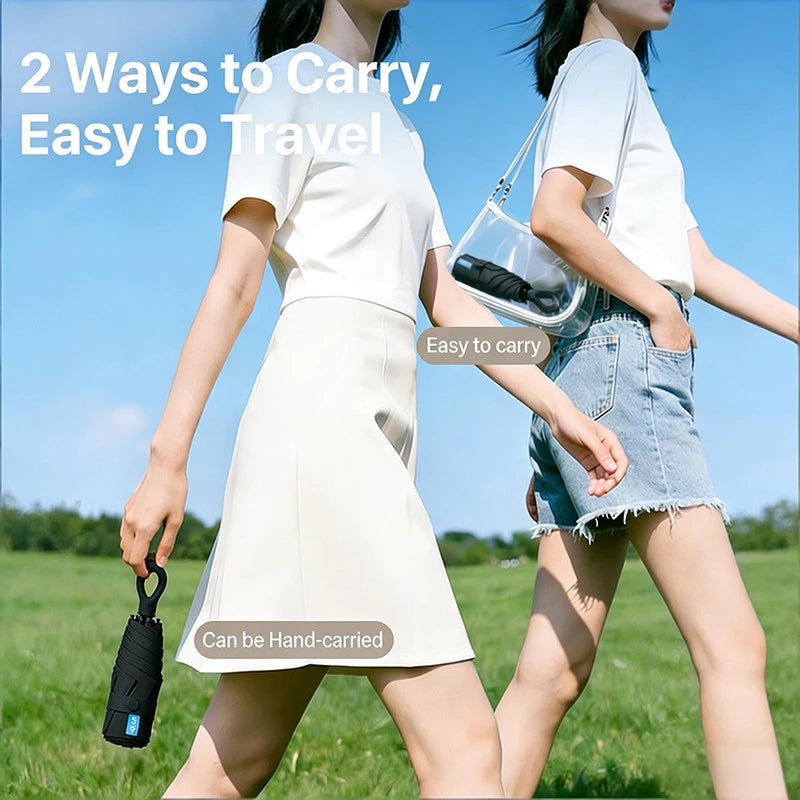 Mini Portable Hook Folding Umbrella