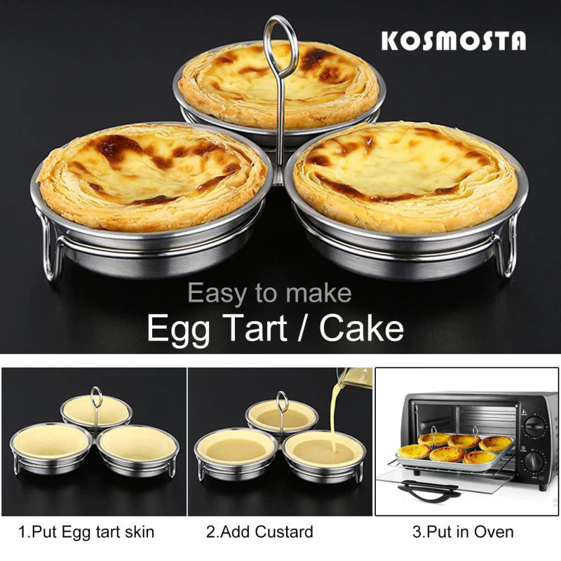 3-in-1 Stainless Steel Egg Steamer