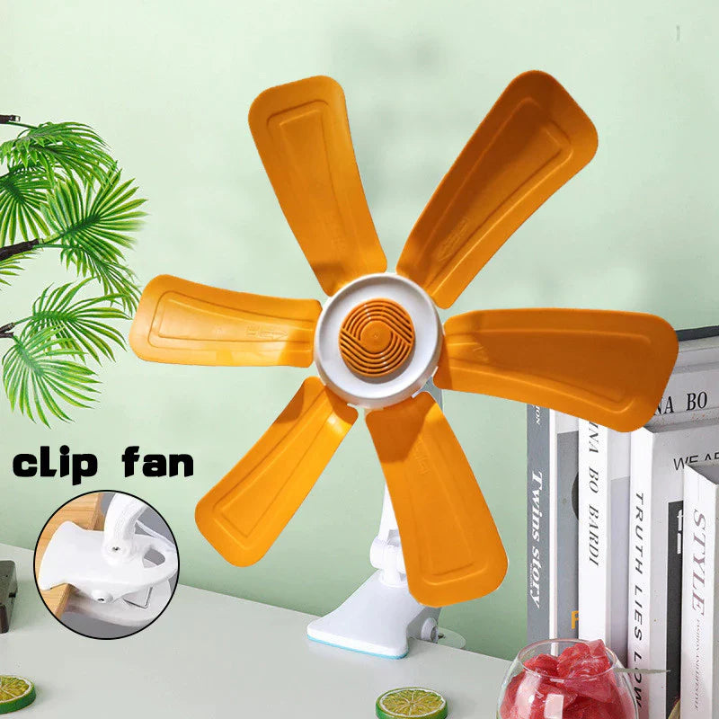 Curved 6 Blades Clip Fan