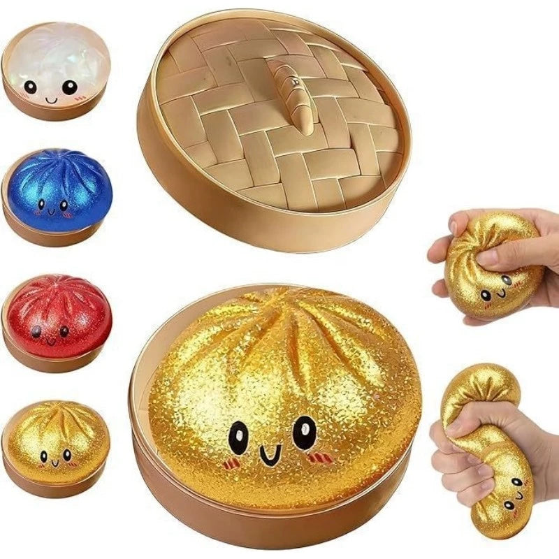 8.5cm Squishy Mystery Dumpling Toy