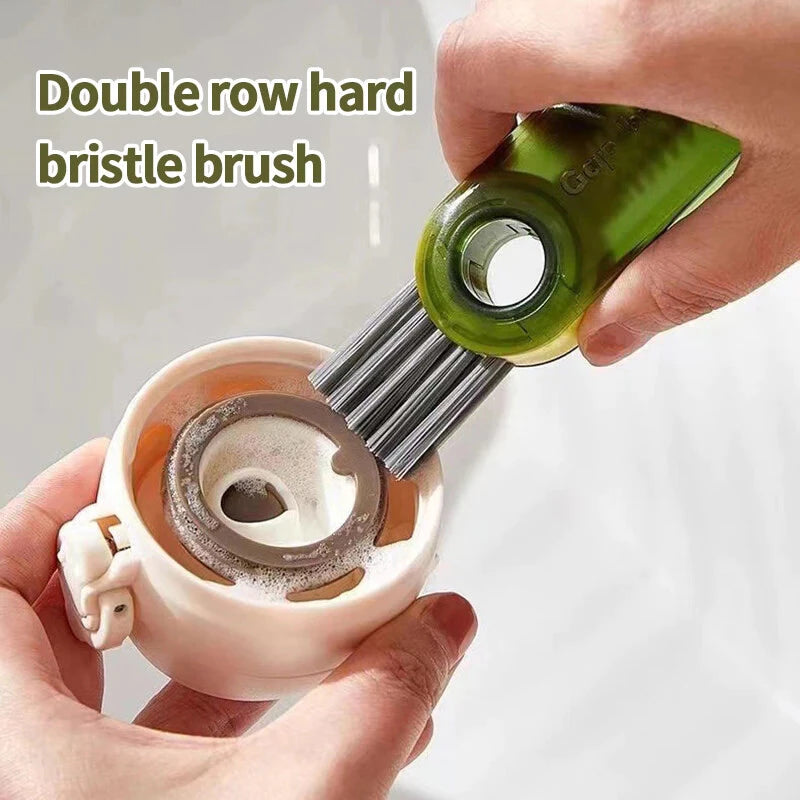 3-in-1 U-Shaped Cup Brush Bottle Cap Cleaner
