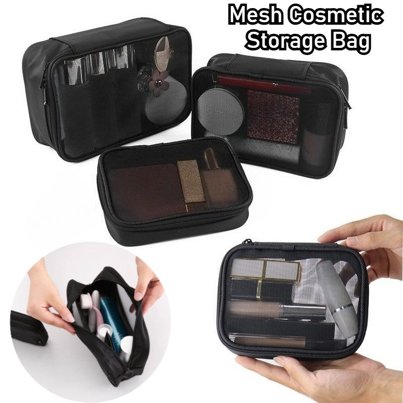 Mesh Cosmetic Travel Pouch