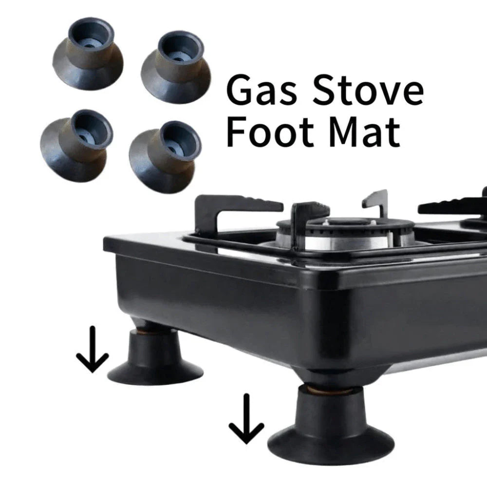 4PCS Gas Stove Non-Slip Foot Mats