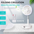 LGAO Foldable Rechargeable Fan with Light & Remote