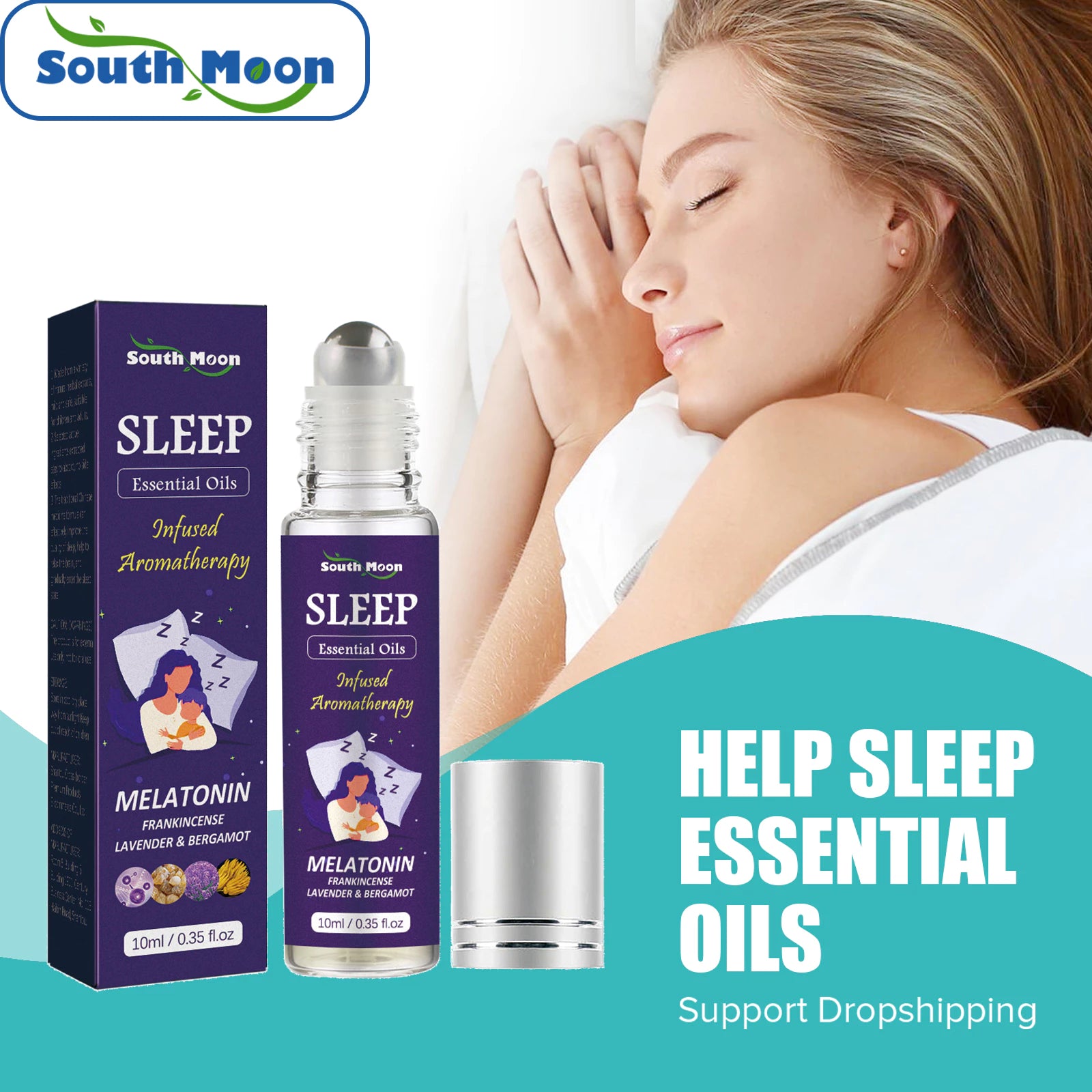 South Moon Lavender Sleep Essential Oil Roll On